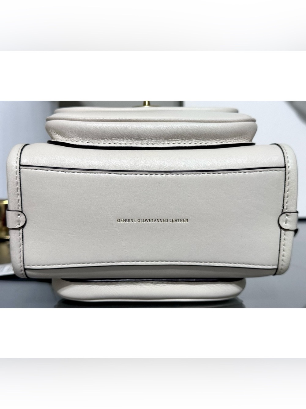 COACH Safari Tote Crossbody Bag, CHALK - Picture 8 of 11